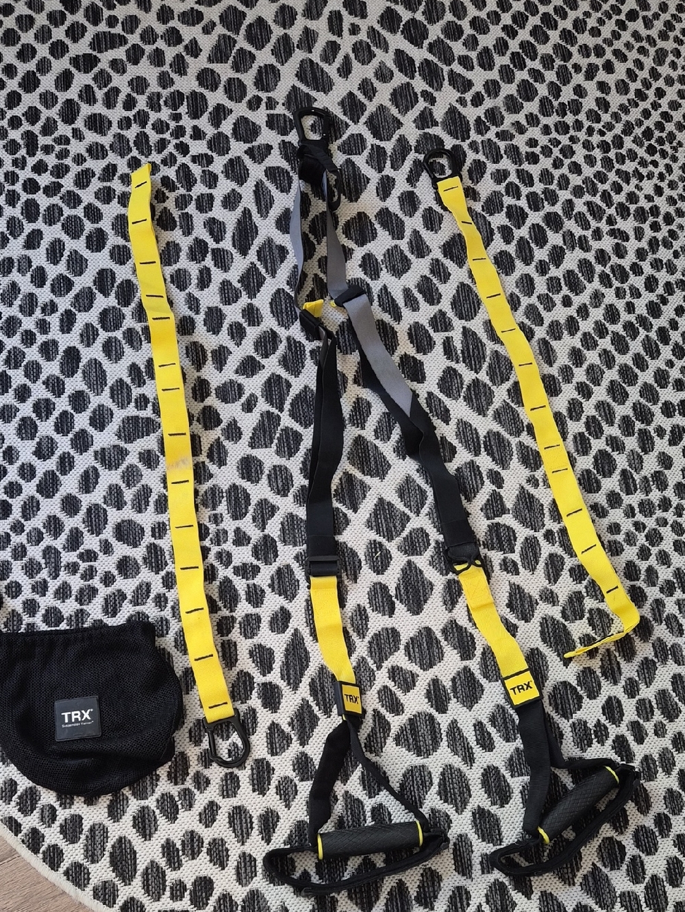 TRX Yellow Suspension Trainer with Adjustable Straps